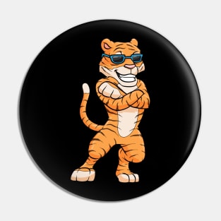 Tiger with Sunglasses Pin