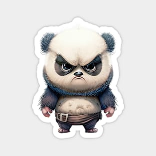 Panda Cute Adorable Humorous Illustration Magnet