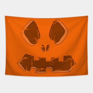 Pumpkin Head - Skeleton Tapestry