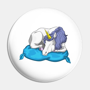 Unicorn Sleeping Pillow Pin