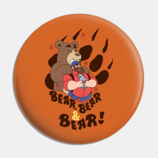 Bear, Bear & Bear Pin