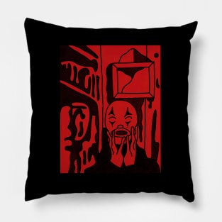 Red Dark Age Pillow