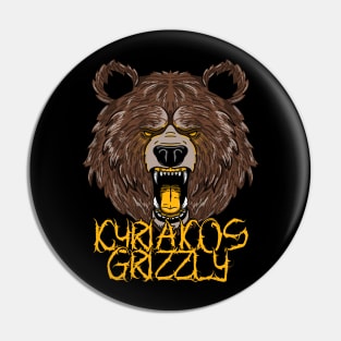 KYRIAKOS GRIZZLY bear design Pin