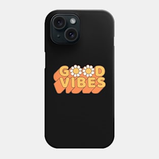 Good vibes 70s retro vintage style design Phone Case