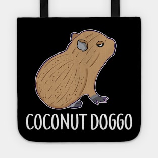 Coconut Doggo Capybara Cute Meme Kawaii Baby Capybara Tote