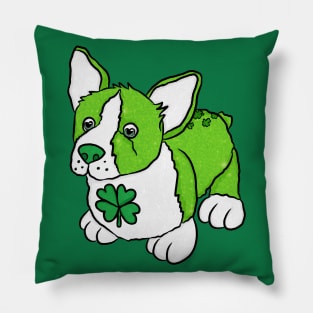 Lucky Corgi Dog Pillow