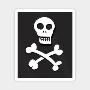 Skull and crossbones Magnet