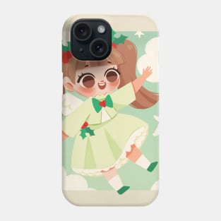 Holly Berry Angel Phone Case