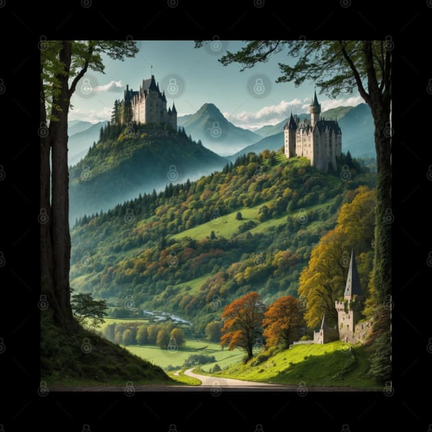 Rival Castles - Fantasy DND Render by CursedContent
