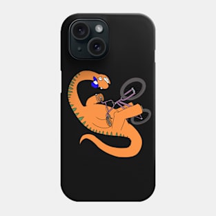 Brachiosaur Bike Phone Case