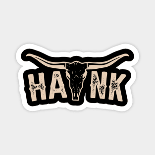 Hank's Legacy: Trendy Tee Featuring the Influence of Hank Williams Magnet
