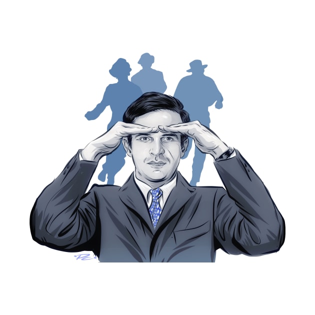 Francois Truffaut - An illustration by Paul Cemmick by PLAYDIGITAL2020