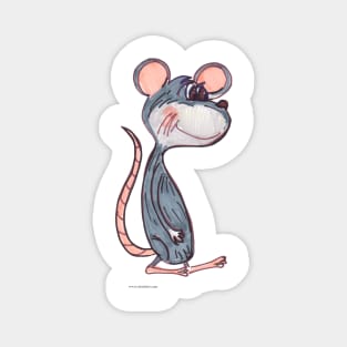 Cartoon Mouse Cute Rodent Friend Marker Art Magnet