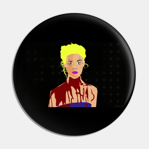 Elle Fanning - Neon Demon Pin by Ciokermatt