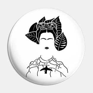 Botanical Frida Pin