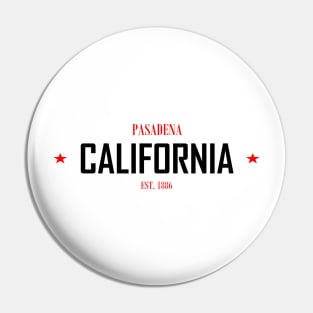 PASADENA REPUBLIC RED ON BLACK by Mistah Wilson Pin