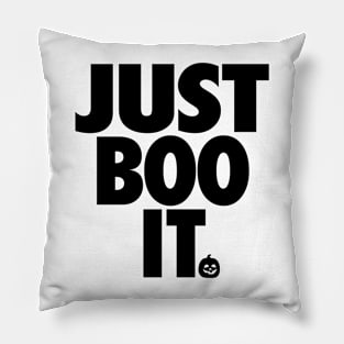 Just Boo It Typography halloween Pillow