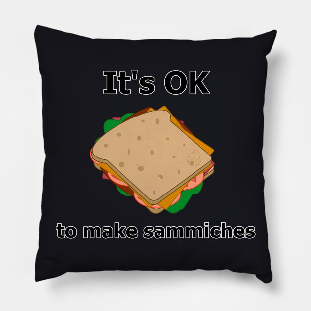 Sammiches Pillow by CounterCultureWISE