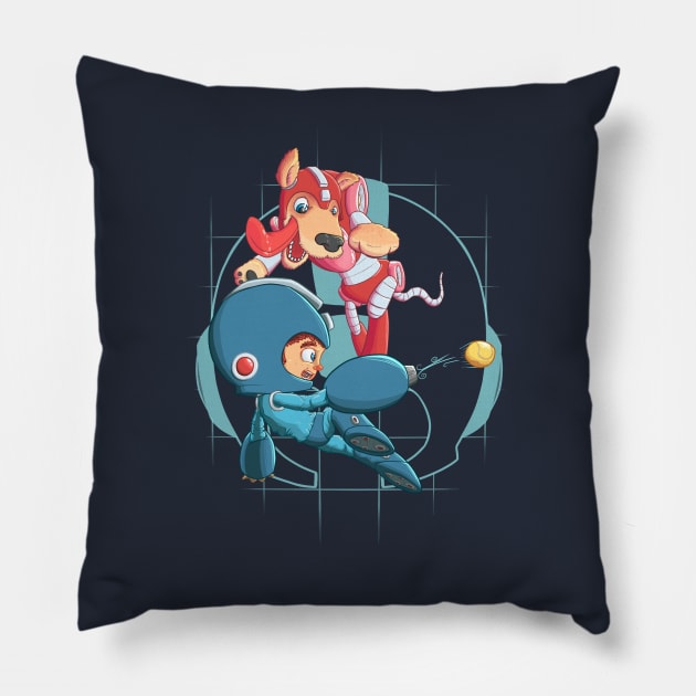 Mega Man Pillow by Susto