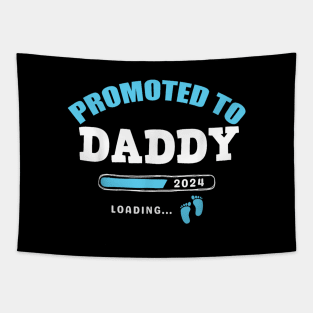 Promoted To Daddy Est 2024 Tapestry