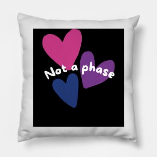 Not a Phase (bi pride) Pillow