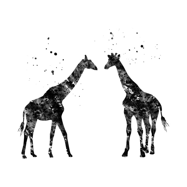 Two Giraffes by erzebeth