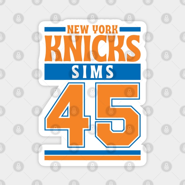 New York Knicks Simsss 45 Limited Edition Magnet by Astronaut.co