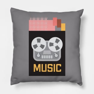 Retro Music Pillow