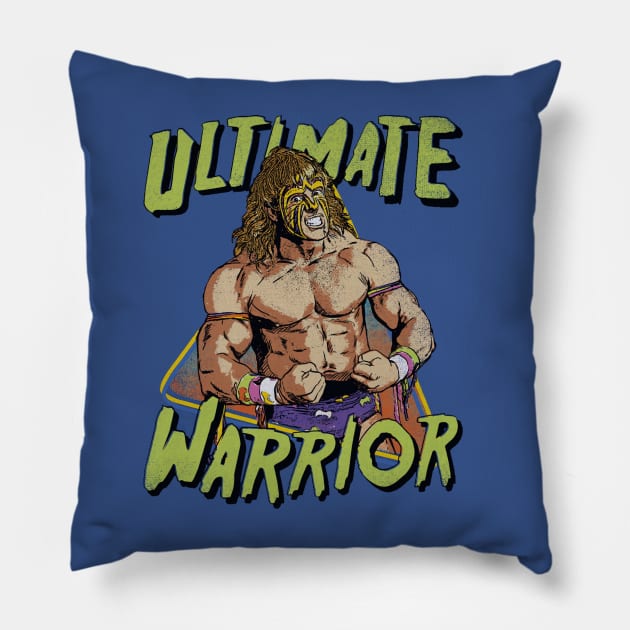 Ultimate Warrior Pop Flex Pillow by MunMun_Design