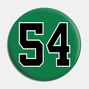 Number 54 Pin