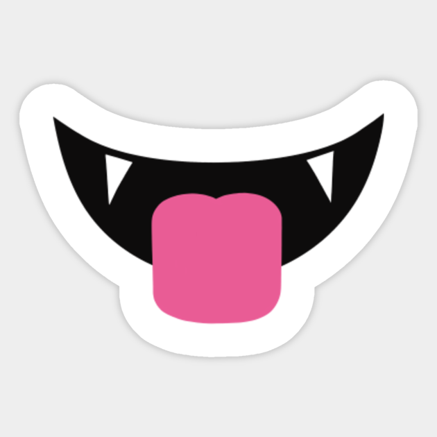 Roblox Playful Vampire Face Roblox Sticker Teepublic - roblox faces decals