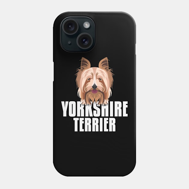Smiling Yorkshire Terrier Phone Case by GreenOptix