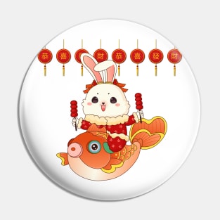 Chinese Year of the Water Rabbit Pin