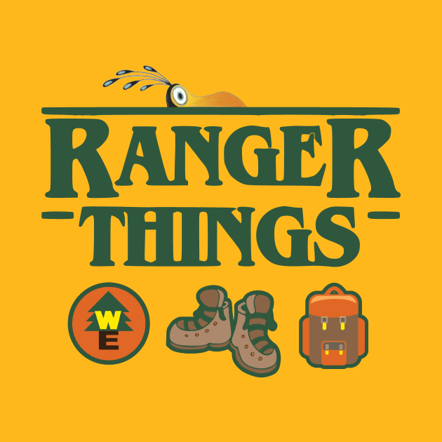 Up Ranger Things - Stranger Things by ThisIsFloriduhMan