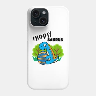 Mummysaurus - a family of dinosaurs Phone Case