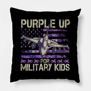 Purple Up For Military Military Child Month Pillow