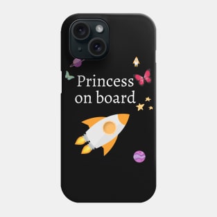 Princess on Board Phone Case