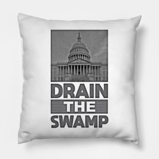 Drain the Swamp Pillow