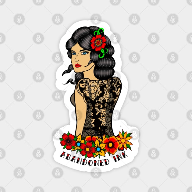 Tattoo Queen Magnet by Abandoned Ink
