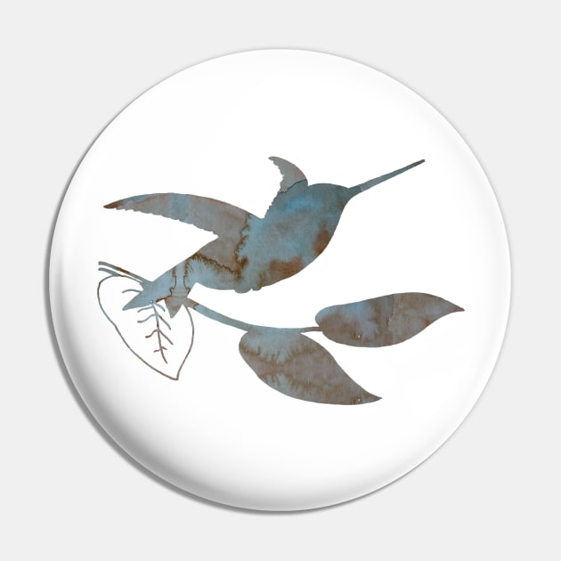 Hummingbird Pin by BittenByErmines