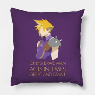 Moving Cloud Strife Quote Pillow