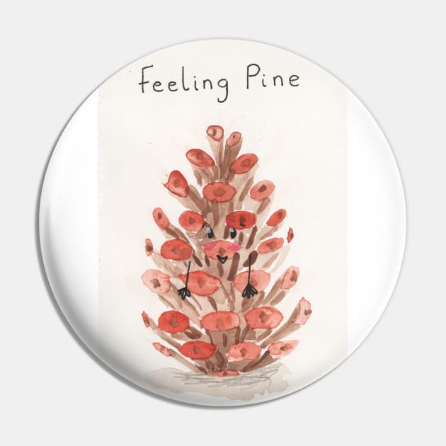 Feeling pine Pin by Charlotsart