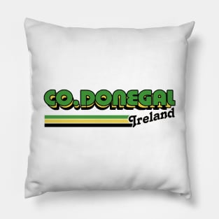 County Donegal / Irish Retro County Pride Design Pillow