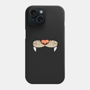 Ugly Fat Cat - Face Mask Phone Case