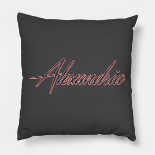 Alexandria City In USA Pillow