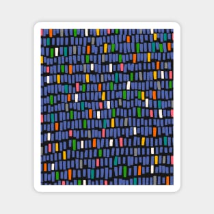 Rows and Rows Multi Colour Magnet