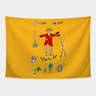 Garden Scarecrow Tapestry