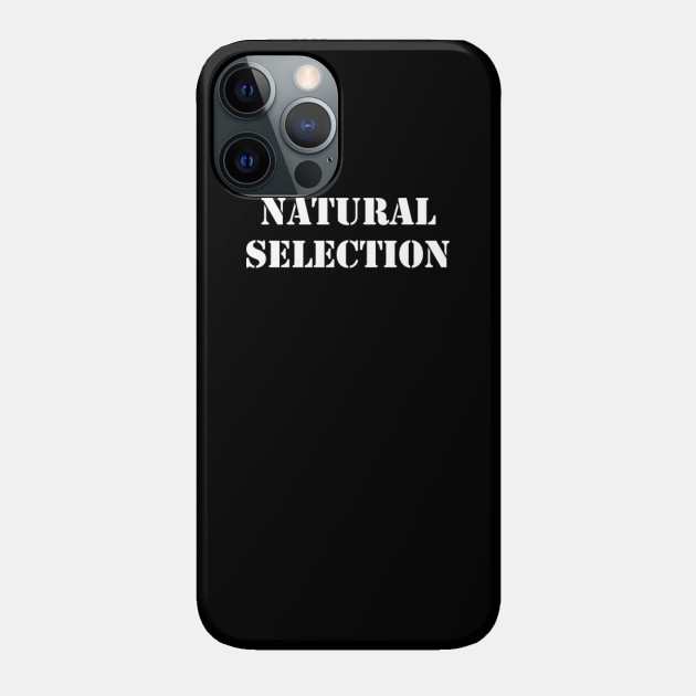 Natural Selection (White) - Columbine - Phone Case