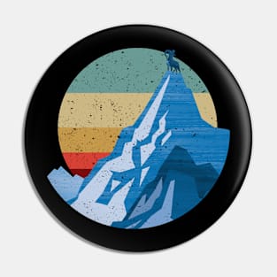 No Mountain High Enough - Textured Pin