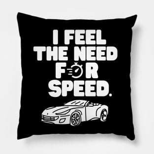 The need for speed Pillow